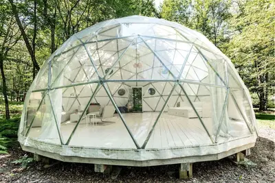 Image de Incredible Spacious Dome for A Group Glamping Experience Surrounded by Nature in Woodridge, New York