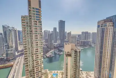 Image de Close to the beach, Marina View 2Bedroom at Jbr