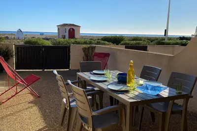 Image de Port Leucate : Villa T2 Mezzanine Climatisée, Animaux <10kg Ok, 5 pers. , Front de Mer, Pkg