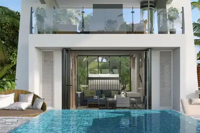 Luxury Bungalow + Private Infinity Pool + Firepit // Ultimate Romantic Getaway