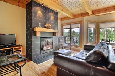 Image de Zénitude face au lac Pohénégamook