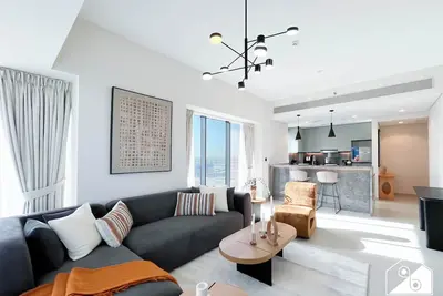 Modern 2br Haven in Golf Gate | Pool & Gym Access