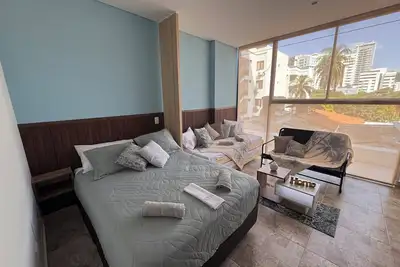 Image de Beautiful studio apartment, close to the beach to enjoy with the family.