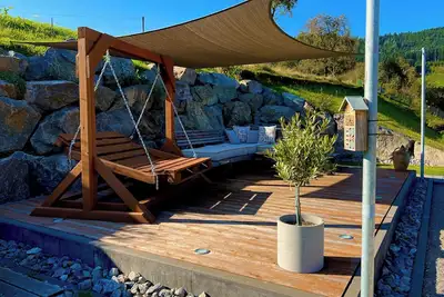 Image de Appartement « Black Forest Brandenkopfblick » avec terrasse, jardin et Wi-Fi