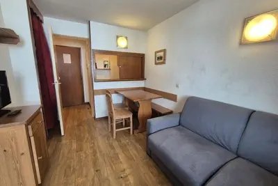 Image de À 100m des pistes de ski, 4ème étage, balcon, 24m², Tignes