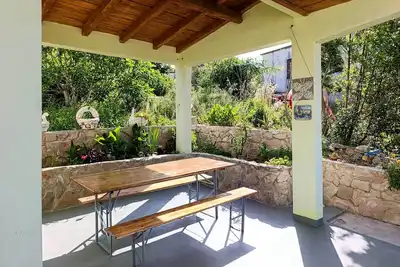 Image de Appartement de deux chambres avec la terrasse et la vue sur le mer Rtina - Miocici, Zadar (A-25034-a)