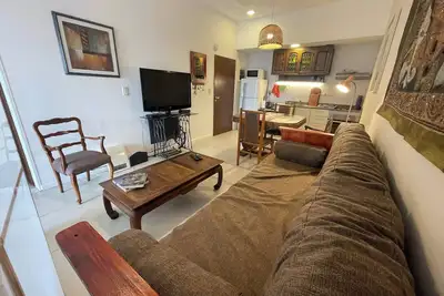 Image de Studio avec terrasse privée avec grill