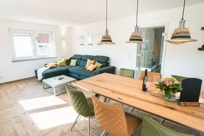 Image de Appartement « 12 Kirschen » avec terrasse commune, jardin et Wi-Fi