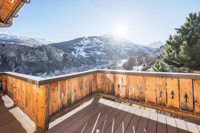 Image de Maison de vacances « Appartement Le Serroz » avec jardin partagé et Wi-Fi