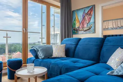 Image de Luxuriös eingerichtete, helle Ferienwohnung am Meer by Interhome