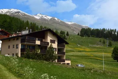 Image de Chesa Brünella, Wohnung Belvair by Interhome
