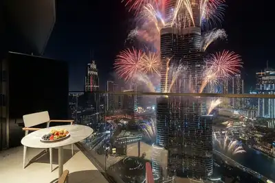 Image de New 2br Burj Khalifa & Fountain Nye Fireworks View Suite at Address Opera