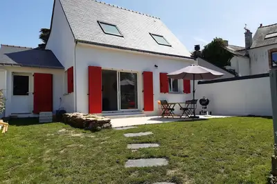 Image de Maison récente près de la plage, 4 pers, 2 ch, jardin clos