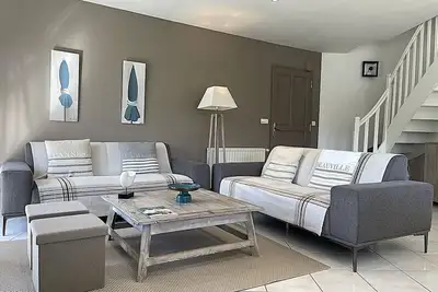 Image de Maison à 50m de la plage, jardin, Wifi, 8 pers.