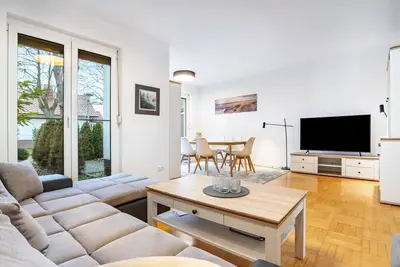 Image de Appartement « Haus Annelie Fewo 3 » avec terrasse privée, jardin commun et Wi-Fi
