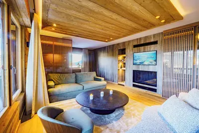 Image de Élégant Ski-In/Ski-Out appartement de 4 chambres à Mont d'Arbois, Megève