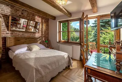 Image de Backsteinwohnung mit Terrasse und Kamin im Erdgeschoss by Interhome