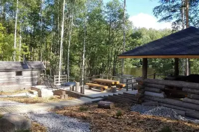 Image de Comfy Cabin Retreat for 8 with Hot Tub & Sauna
