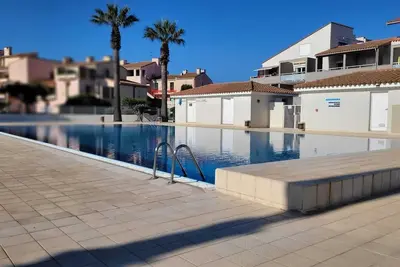 Image de Maison climatisée, 4 personnes, dans résidence  sécurisée avec piscine, tennis