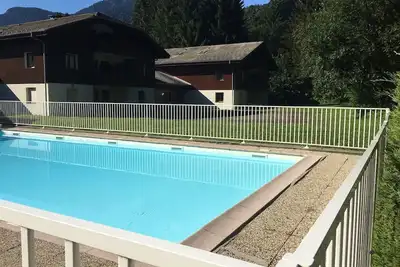 Image de Appartement, rez de jardin, piscne, parking, salle sport jeux, 600m centre ville,