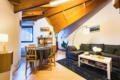Studio avec vue sur le Mont Blanc