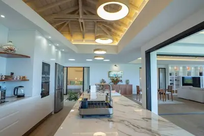 Image de Superbe villa vue mer avec piscine chauffée à St François