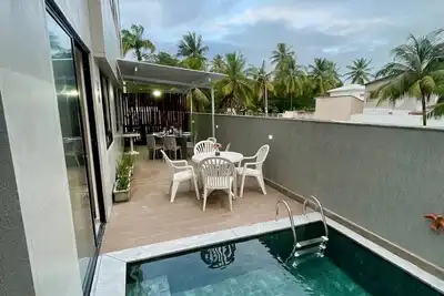 Image de Apartment with private pool 300 meters from Porto de Galinhas Beach