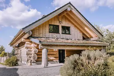 Image de Chalet Wiesenchalet dans le Sauerland avec vue sur la montagne, terrasse privée & Wi-Fi