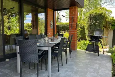 Image de Oasis of peace I Sauna fireplace I Garden fireplace