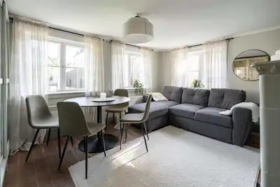 Characteristic house with a cozy private garden