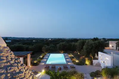 Image de Trullo Esteso, panoramic pool and mediterranean style in full privacy.