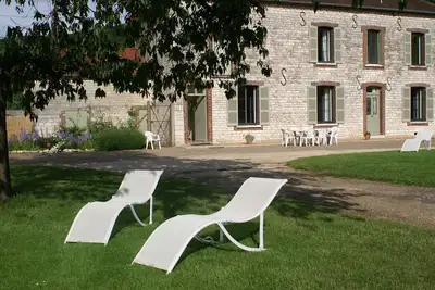Image de Vernon-Giverny : Corps de ferme restauré dans une vallée classée. Calme absolu!