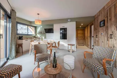 Image de Morzine au pied des pistes, 3 pièces modernes, balcon, parking, wifi