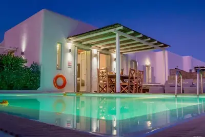 Image de 3br Mykonos Villa • Walk to Kalafatis Beach & Pool