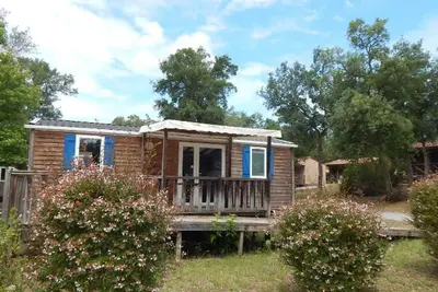 Image de Mobil home 26m² avec terrasse à Soustons, camping nature