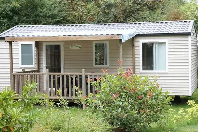 Image de Mobil home spacieux avec terrasse pour 8 personnes