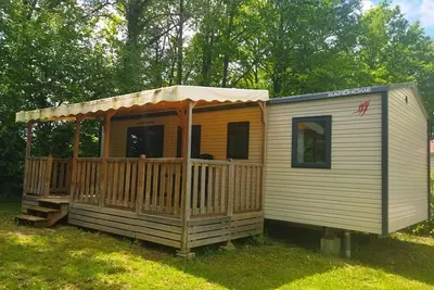 Image de Mobil-home 6 pers. - Terrasse au Camping Saint-Gérons