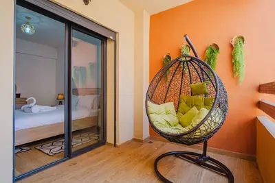 Image de New Cozy Appart 2 min a M-Avenue Balcon et Parking