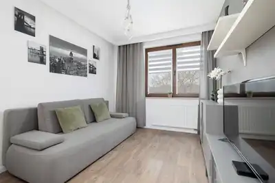 Image de Dąbska 20c Kraków | White and Grey Apartment with Parking