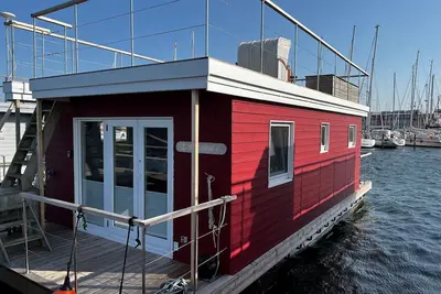 Image de Mien Schipp : Maison flottante avec vue sur la mer à Burgtiefe, Fehmarn