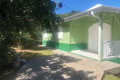 Maison créole vue mer