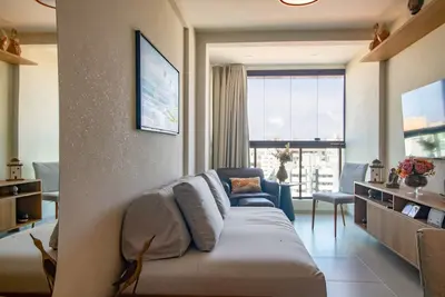 Apartment with View 3 minutes from the beach