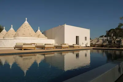 Stylish trullo house with stunning infinity pool