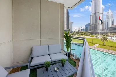 Image de Durrani Home - The Luxe 3br with Burj Khalifa and Fountain View
