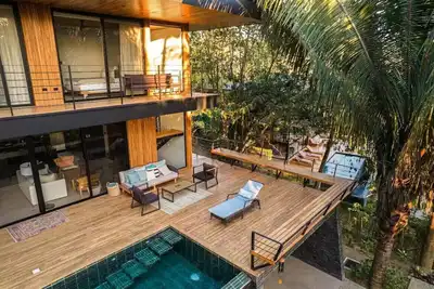 Villa del Bosque 3-bedroom Private, Jungle, Deck, Balcony Infinity Pool