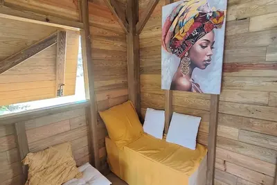 Image de Eco bungalow dans un jardin tropical\nProche du Moule et de st François