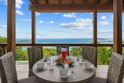 Ocean View, Secluded Northside 3br Retreat