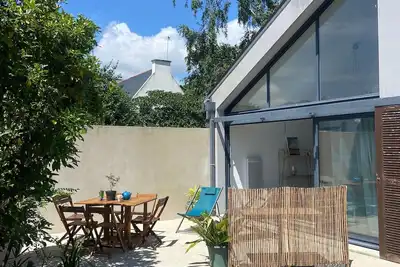Image de Maison « Ker Conleau » avec vue mer, terrasse  et Wi-Fi