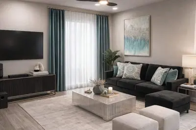 Image de Newly built modern 2-bedroom basement house in perfect Stafford with  amenities.