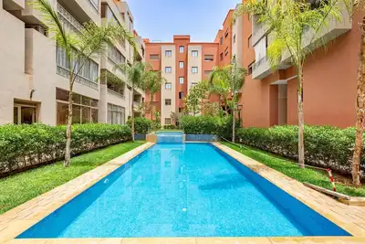 Image de Luxury apartment in Marrakech city center, very secure and with a swimming pool